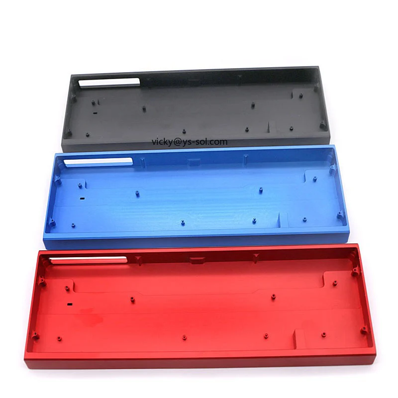 

YUESHEN Oem Metal Anodized Aluminium 6061 6063 Custom Mechanical Keyboard Case
