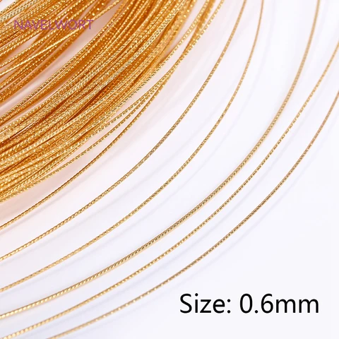 NAVELWORT Позолоченная медная проволока для ювелирных изделий
