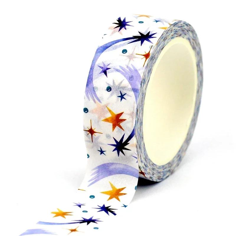 

Синяя декоративная лента GREATHOPE WASHI TAPE 10 м