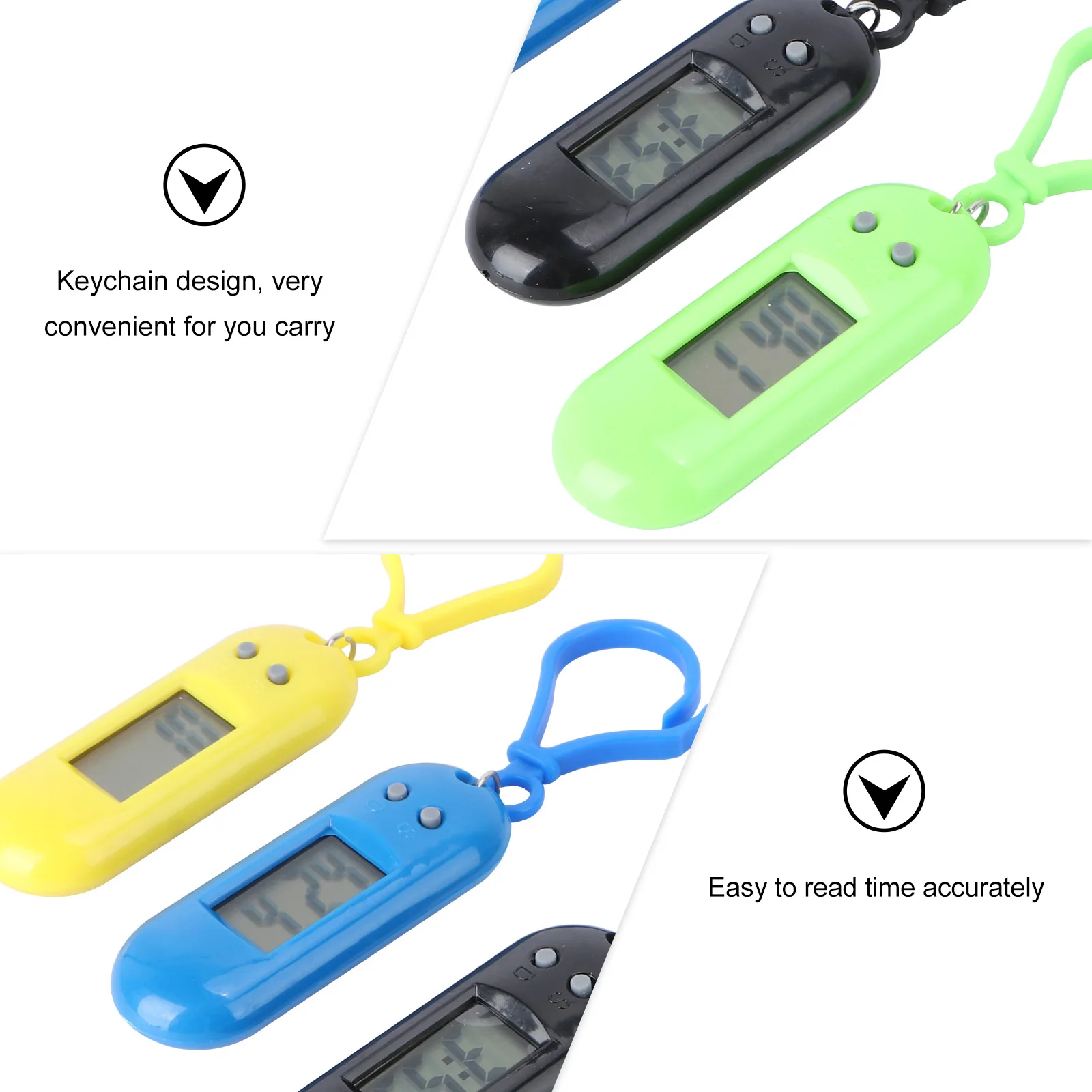 Watch Pocket Mens Digital Watches Watches Mini Clip Key Gifts Men Kids Nurse Chain Keyring Hanging Buckle Medical Portable