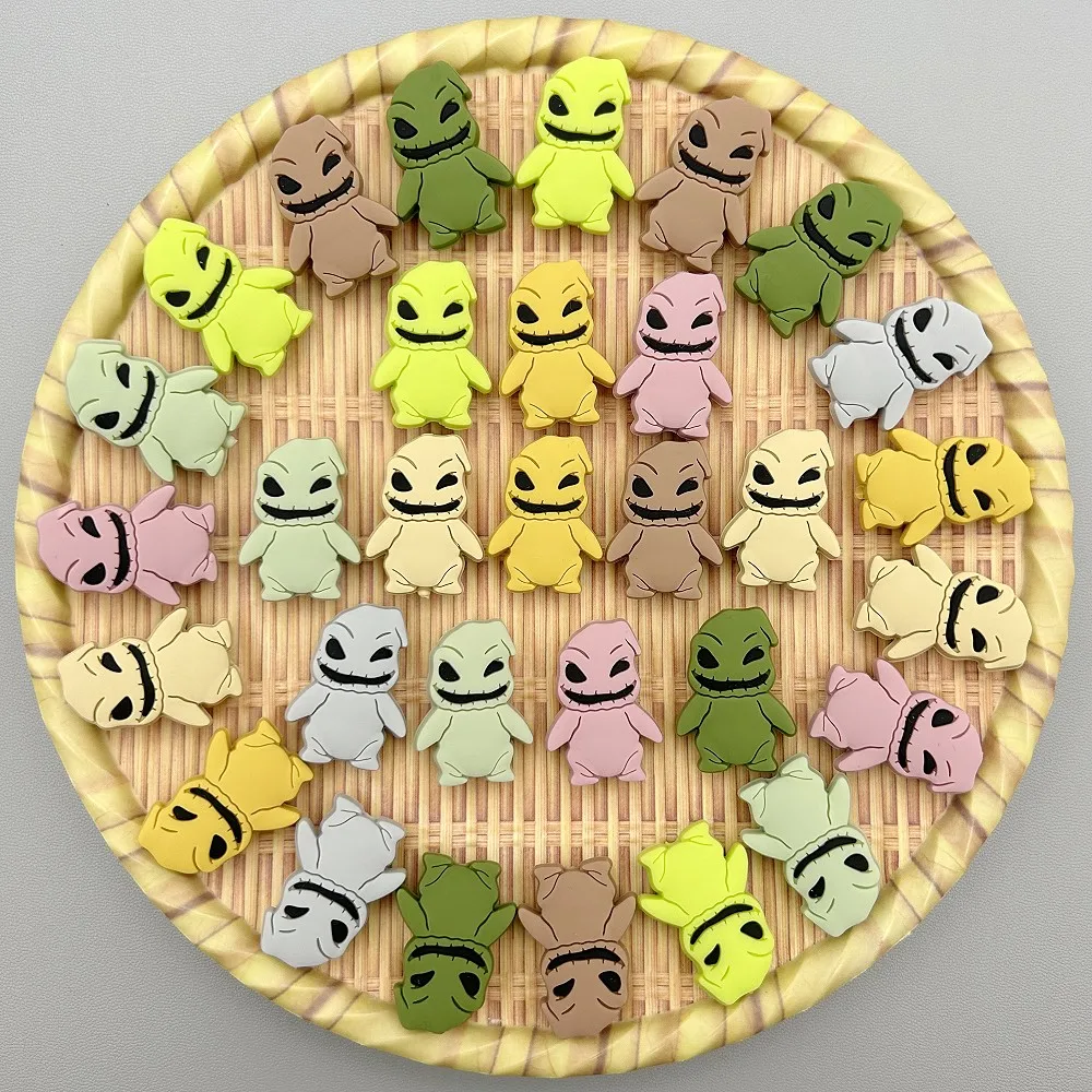 

10PC/lot Baby DIY Silicone Beads Baby Doll DIY Teething Pacifier Chain Necklaces Accessories Safe Nursing Chewing Kawaii Gifts