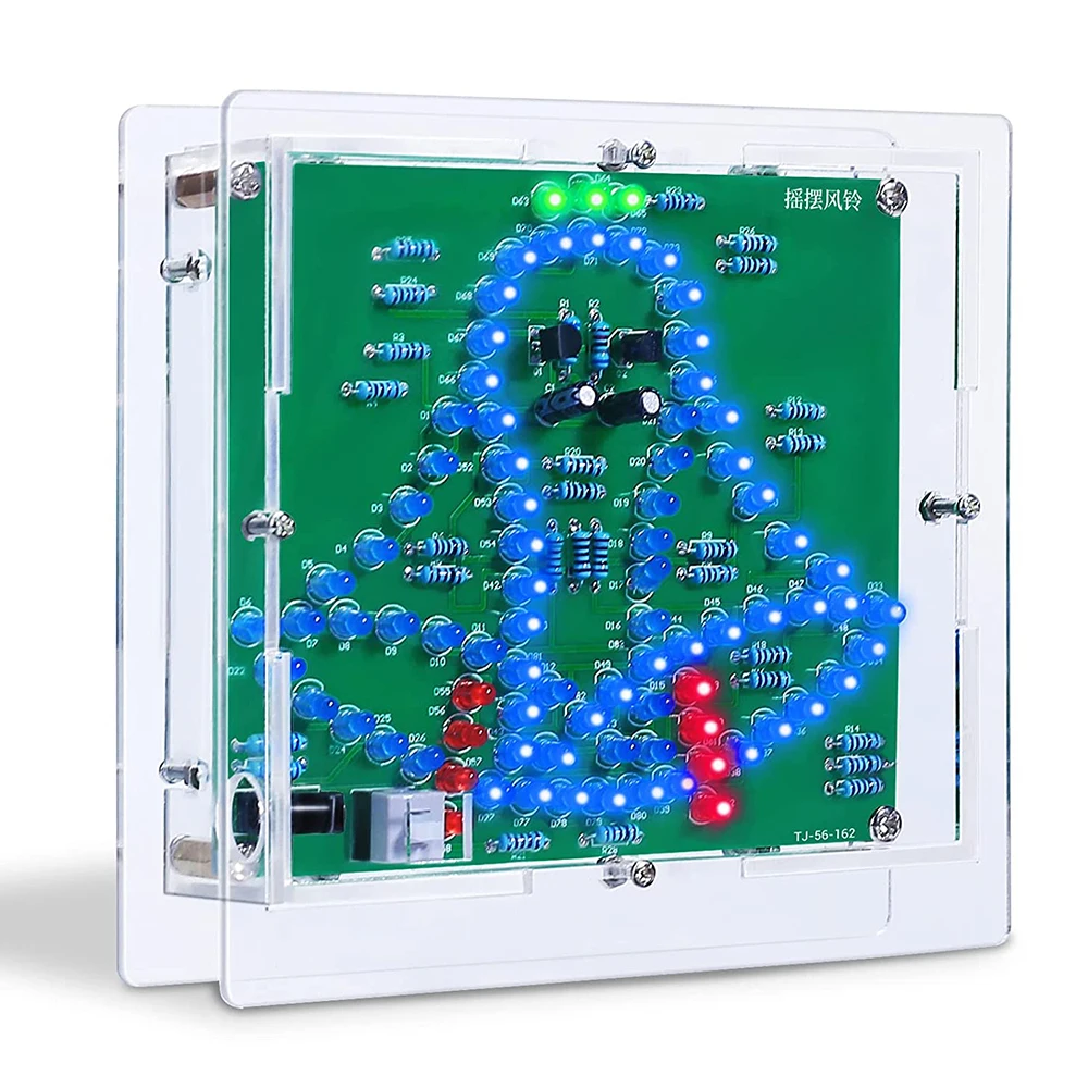 

Электронный набор «сделай сам», 4,5-5 в постоянного тока, поворотный колокольчик, колокольчик, ветровой Колокольчик для пайки, учебный компле...