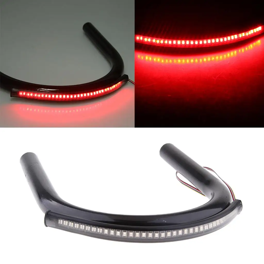 

Cafe Racer Frame Hoop Tracker End Seat Loop & LED Tail Light 230/210/175mm for Suzuki for Yamaha Rear Seat Hoop with Led light