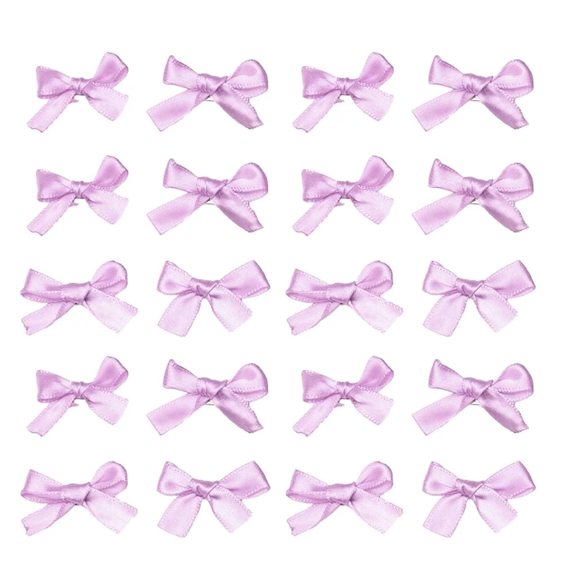 652F 20 шт. заколка для волос с бантом лента бант милое украшение шпильки женщин и