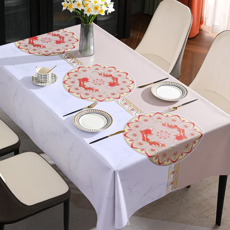 

PVC waterproof cloth wholesale oil rectangular table cloth_AN2147
