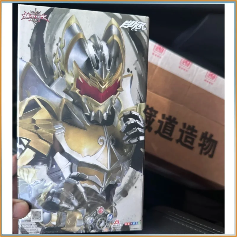 Фото В наличии: Переиздание фигурки YCY Studio Xingke Armor Hero Emperor с плащом, модель императорской брони, игрушка-фигурка, подарок для фанатов №4