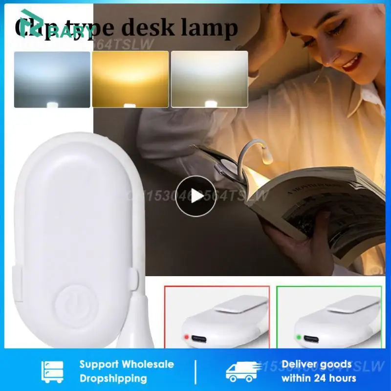 

Easy Clip Portable Bookmark Read Light Clip-on Study Desk Lamp Brightness Led Reading Lights Table Desk Book Reading Lamp Mini