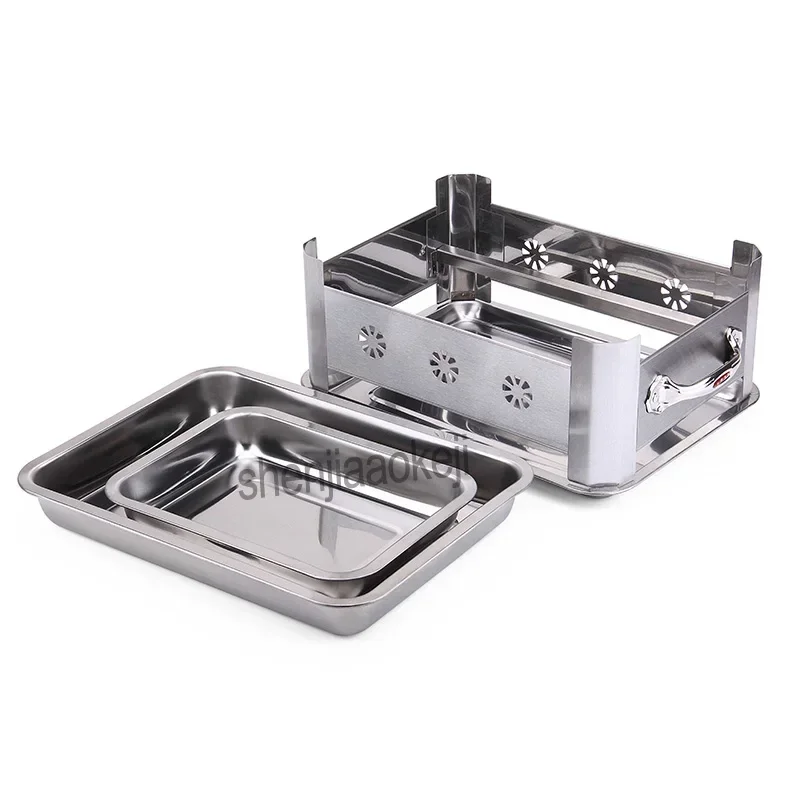 Нержавеющая сталь печь для рыбы на гриле утолщенная отеля коммерческая жаркого