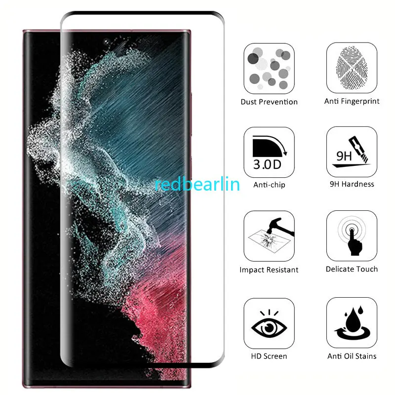 100Pcs Soft Ceramic Film Matte For Samsung S21 S23 Ultra S22 Plus S20 S10 S9 S8 Note 20 Full Cover Screen Protector Glass