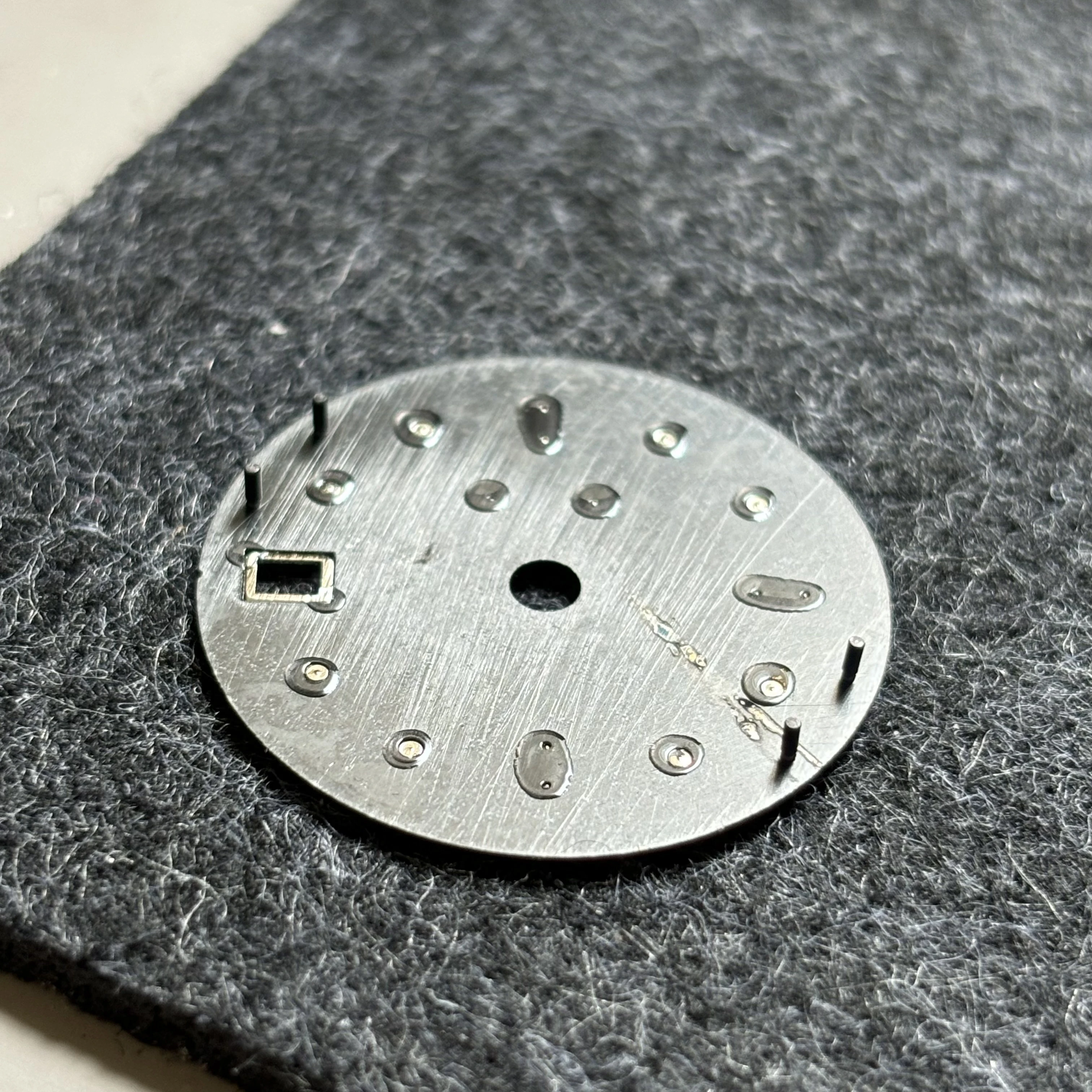 28 5 мм NH34 синий светящийся GMT одиночный черный циферблат с автоматическим