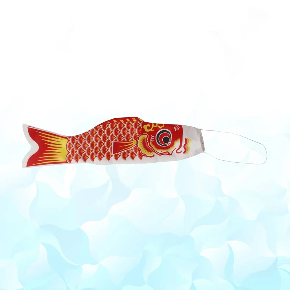 

100 см, японская искусственная ветровка Koinobori для декора домашней комнаты, Вечеринки (красный)