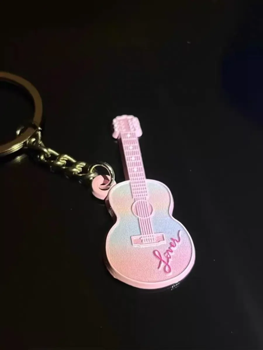 Брелок с градиентной гитарой Lover TS Motel Taylor брелок со звездой Swift музыкальный