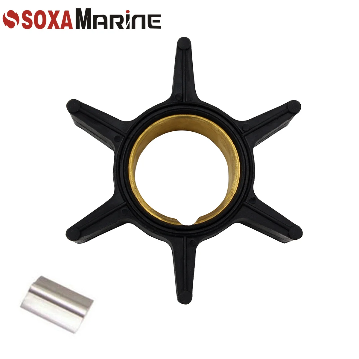 47-89983T Крыльчатка водяного насоса с ключом Mercury Mariner 30 35 40 50 60 65 70 HP 2-тактный