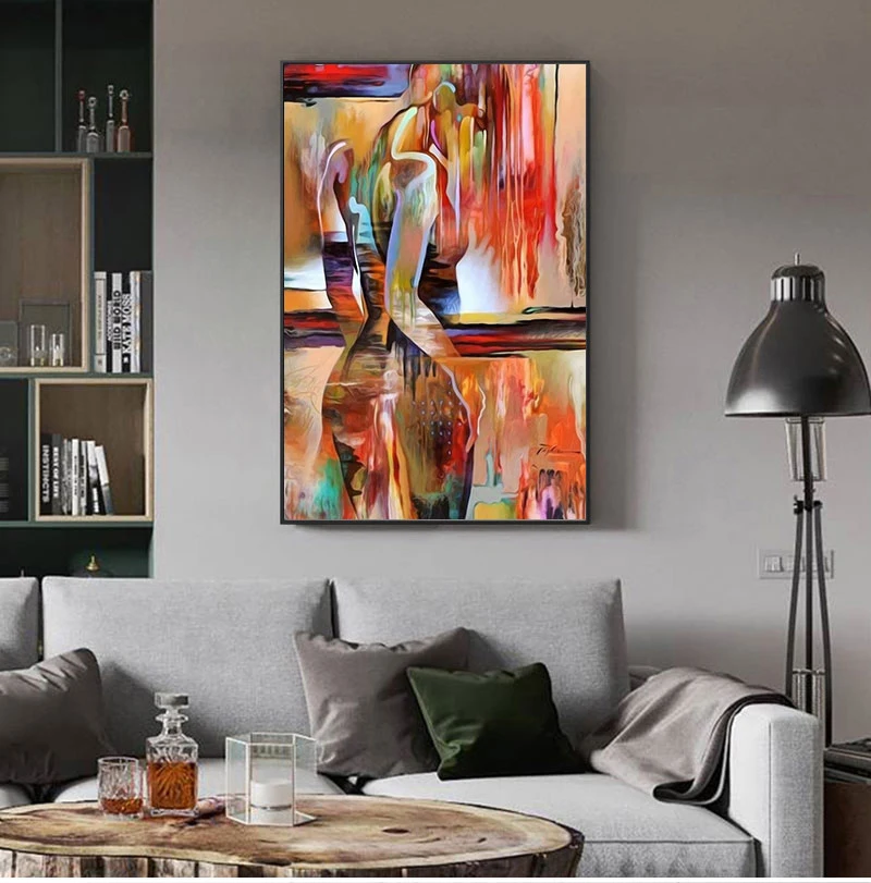 Домашний декор Скандинавская Картина на холсте Современная сексуальная леди