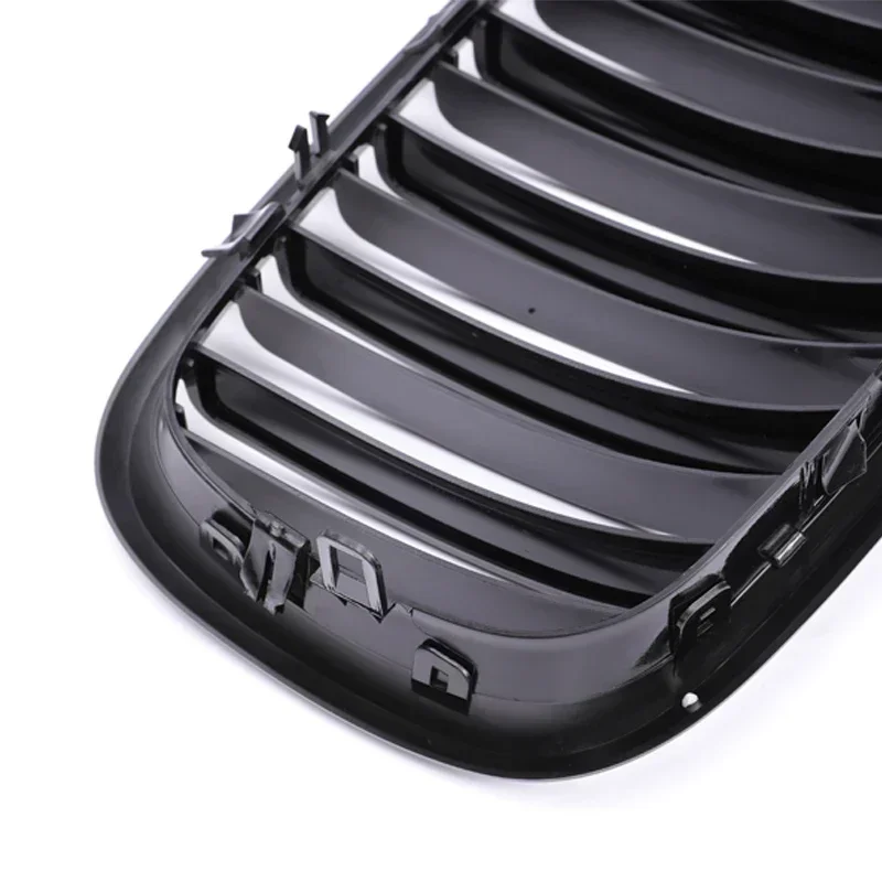 Боковой маркер M цвет глянцевая черная гоночная решетка крышка для BMW X5 X6 E70 E71