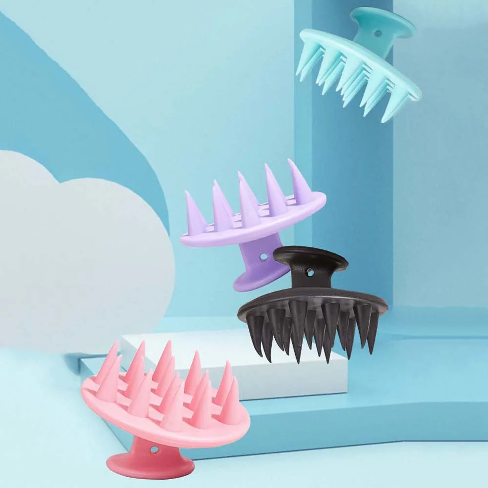 Легко вспениваемая щетка для шампуня отшелушивающий уход за волосами гребень