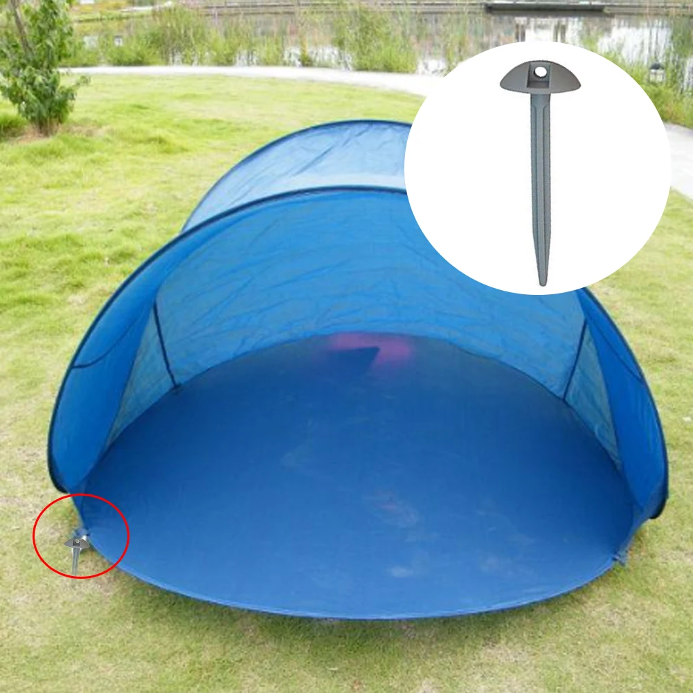 

50 Pcs Equipment Portable Ground Pin Stakes Plastic Sports Accessories Awning Outdoor Camping Tool Hiking Fixing Tent Pegs