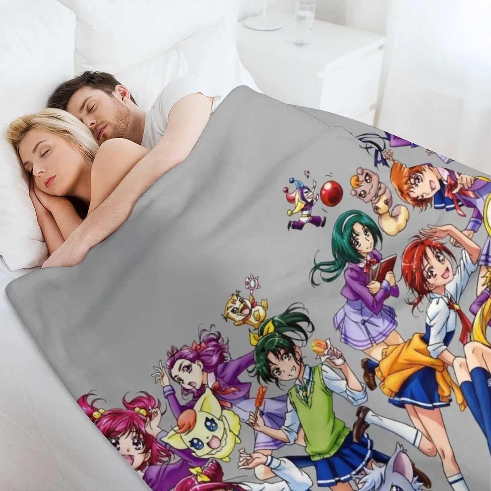 Pretty Cure All Stars Reika Aoki Miyuki Hoshizora Toei анимационное одеяло зимние кровати тонкие одеяла