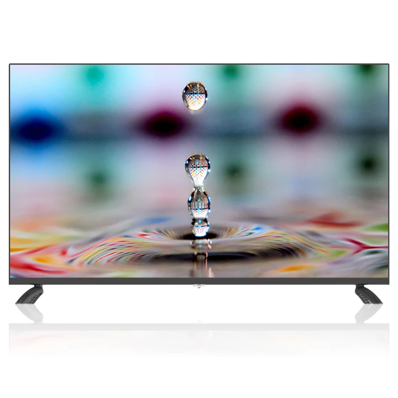LCD TV Factory Wholesale Cheap Price Television 32" - 55" Flat Full Screen LED TV 43 inch Android Wifi 4K Uhd Smart TV