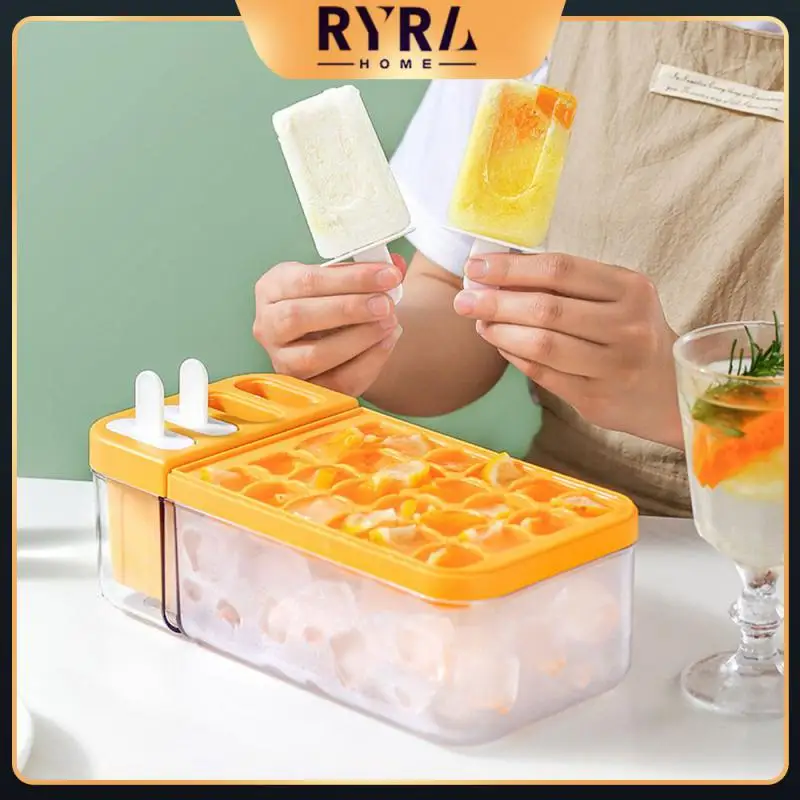 

Food Grade The Ice Tray Is Made Of Silicone Material Ice Tray Ice Cubes Are Easy To Release Ice Hockey Pp Mold Easy To Clean