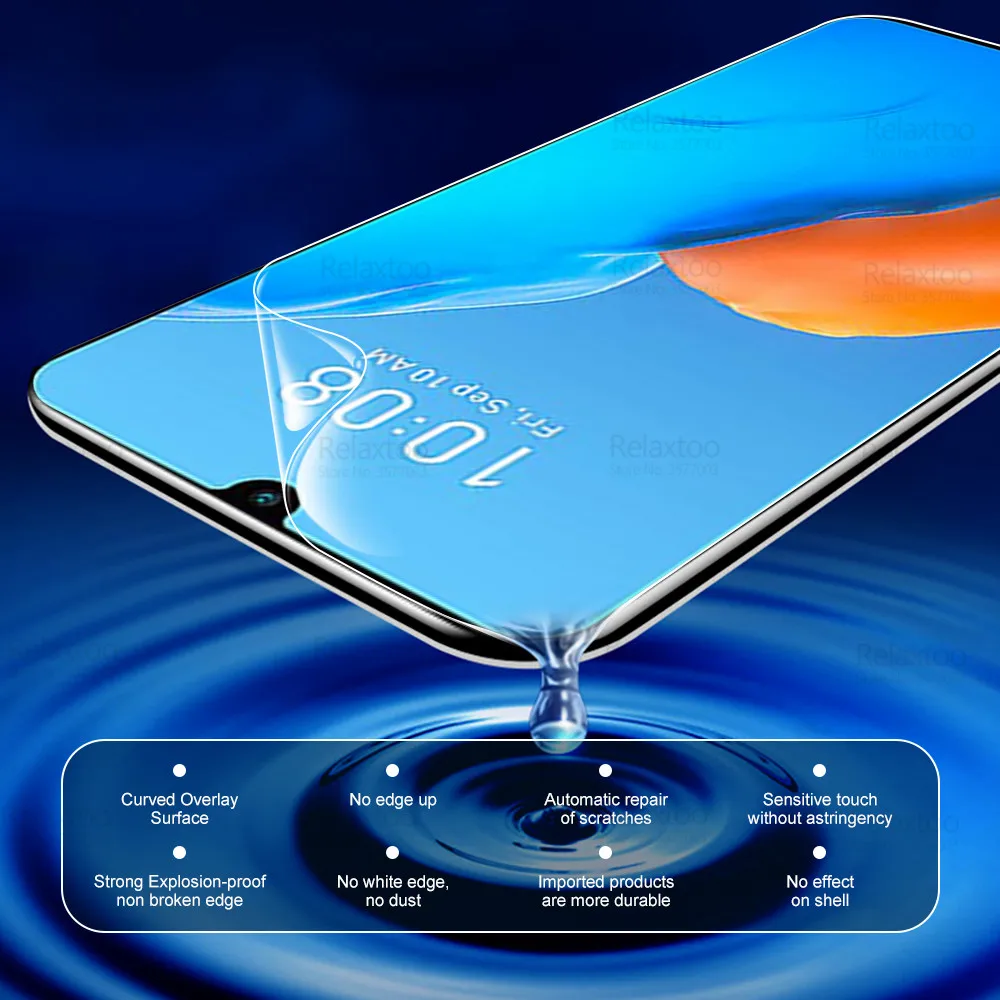 Гидрогелевая пленка 4 в 1 для камеры Infinix Note 12 Pro Защитная экрана Infi Nix Note12 12Pro 4G X676B 6 7