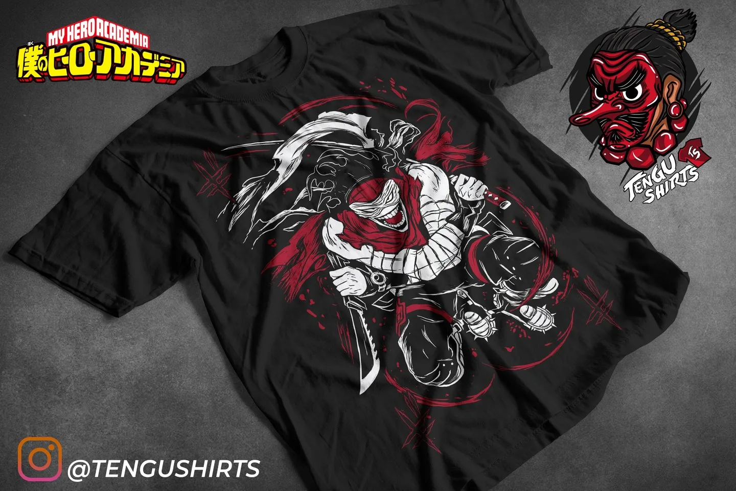 Футболка ANIME Boku No Hero Academia TOMURA SHIGARAKI