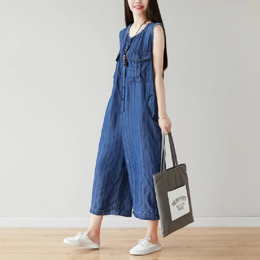 Летний милый модный полосатый комбинезон с пушистой промежностью женские