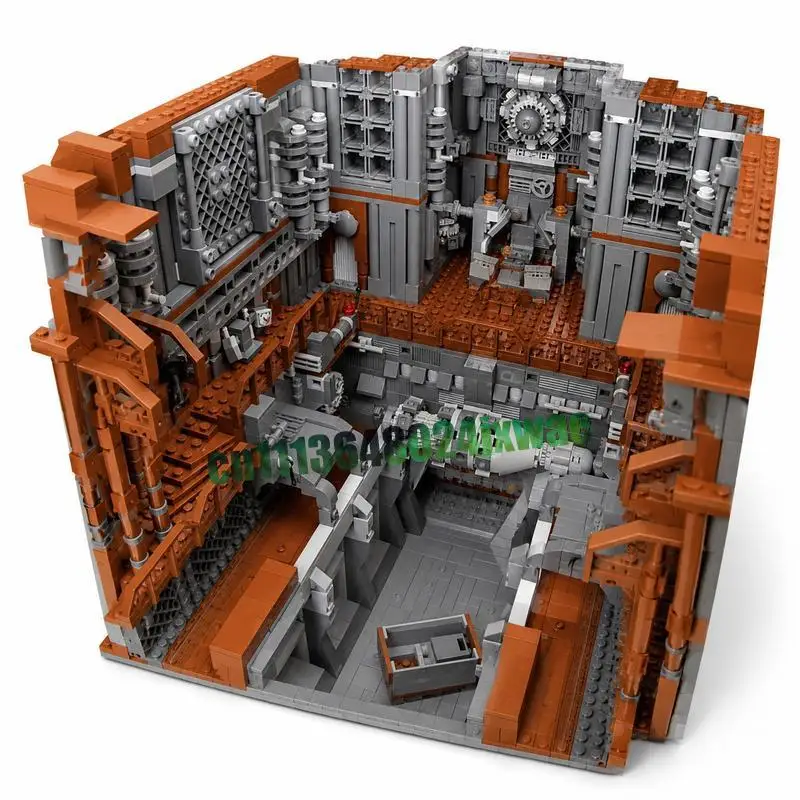 Фото Конструктор MOC «Космический боец-сэндкраулер» (13543 детали) с полным интерьером, архитектурная модель-головоломка, развивающая игрушка для самостоятельной сборки, креативный подарок №2
