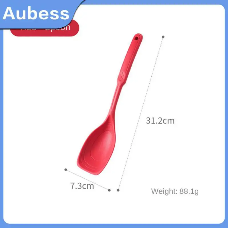 

Stirring Scooping Hold Comfortable Multi-use Tableware Scoop High Temperature Resistance No Burrs Soup Spoons Cooking Utensils