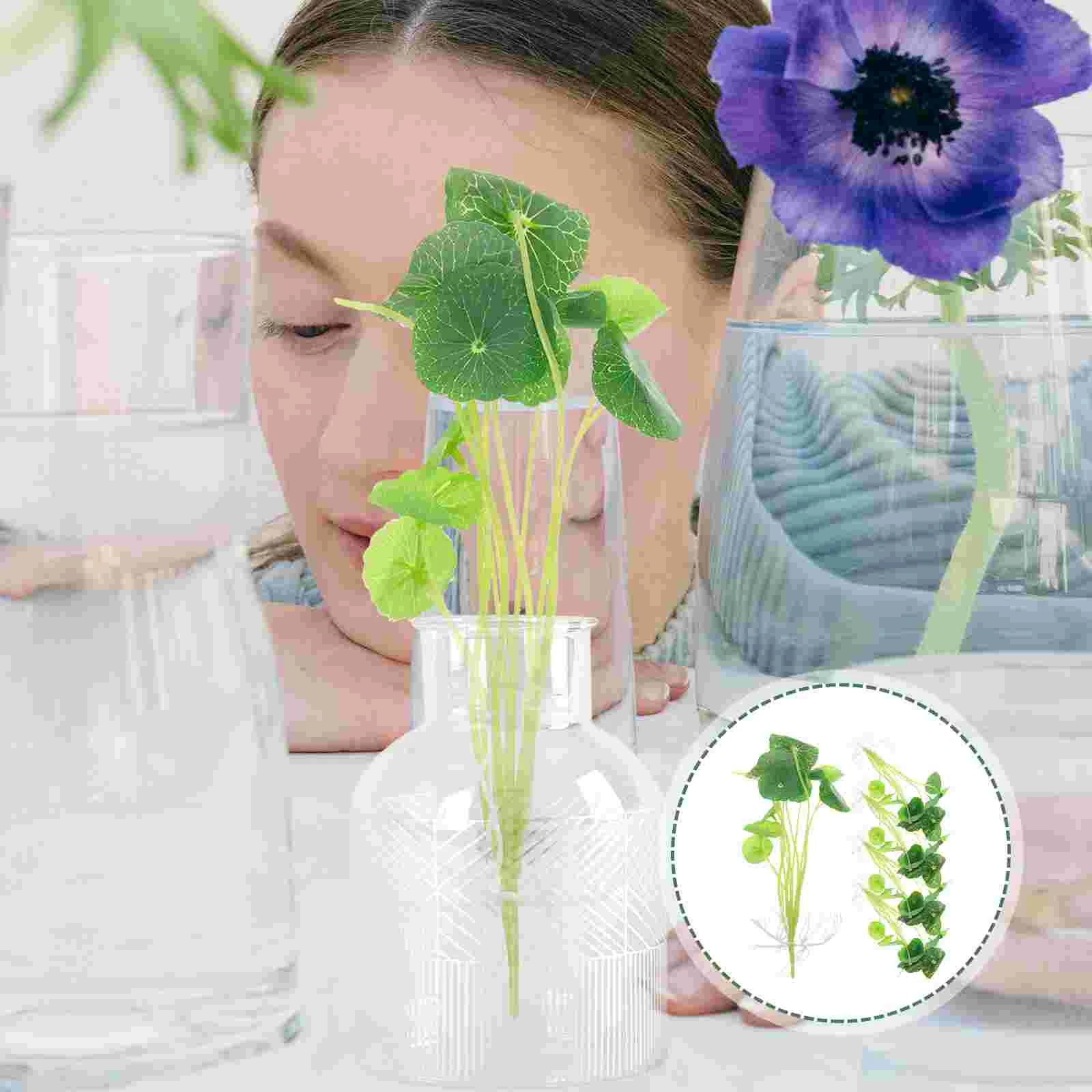 

Aquarium Water Aquatic Grass Tank Fake Decor Artificial Accessory Ornament Simulation Adornment Model Decorative Decoration