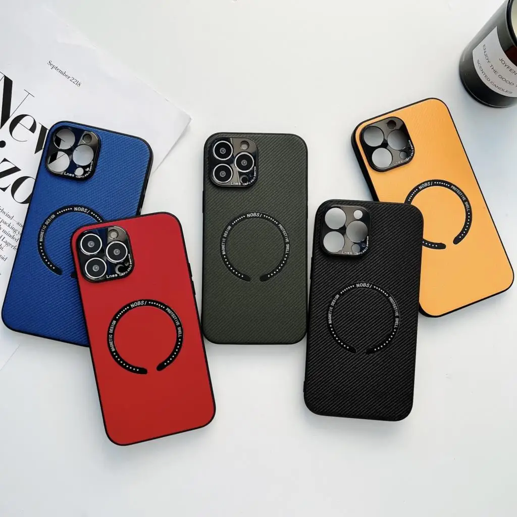

Fashion Fabric Magsafe Case for iPhone 12 13 14 Pro Solid Color Soft Magnetic Wireless Charging Case for iPhone 12 13 14 Pro Max