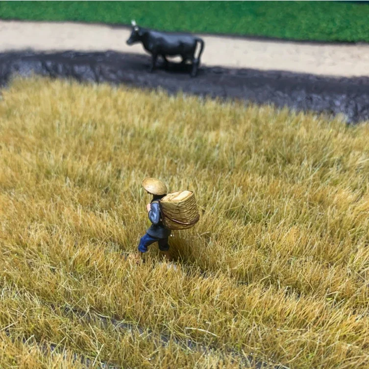 Рисовое и пшеничное поле модели сценариев DIY