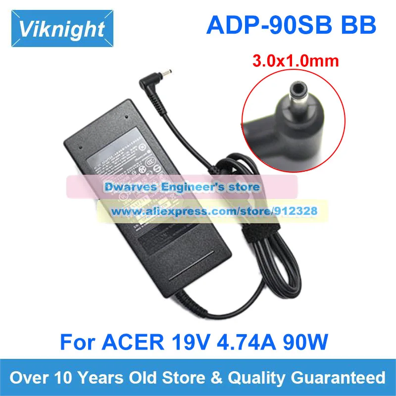 Оригинальный адаптер переменного тока 19 в 4 74 А 90 Вт фотоэлемент для Acer ASPIRE S5 S7 W700