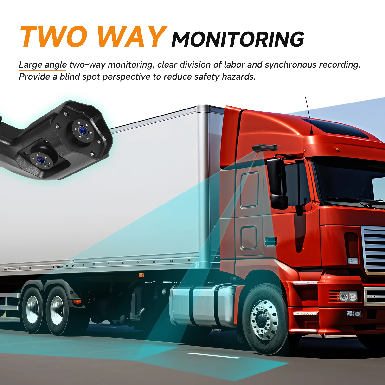 Podofo 10 36 ''автомобильный боковой вертикальный монитор для грузовика