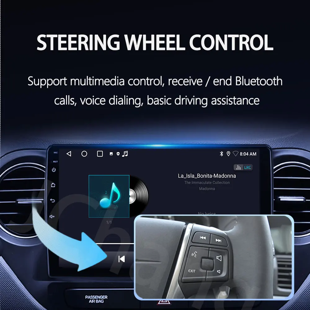 Фото Android 15 Carplay авто автомобильный радиоплеер видео стерео BT навигация GPS мультимедиа для Toyota Land Cruiser Prado 150 2009-2013 №4