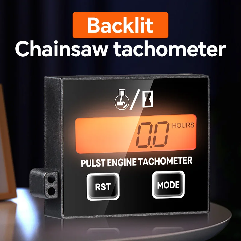 

ZSB-03BL Аккумуляторы Косилка Высокий тахометр Цифровой ЖК-дисплей Индуктивный импульсный тахометр Таймер отладки бензинового двигателя