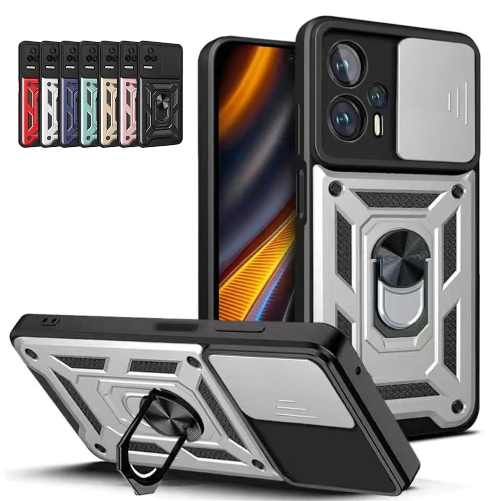 

Armor Case For Xiaomi Poco X4 GT 5G Case Xiaomi Poco X4 GT X4 Pro NFC Lens Protection Metal Ring Cover Poco X4 GT Funda PocoX4GT