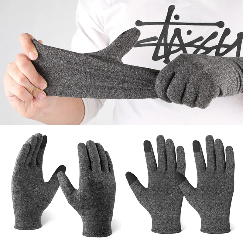 

Arthritis Gloves Joint Pain Relief Hand Gloves Full Fingers Therapy Mittens UnisexTouch Screen Fitness Driving Gloves