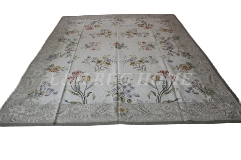 

Free shipping 7+10K 8'x10' needlepoint carpets hand knotted handmade rugs hand stitched rice stitched rugs