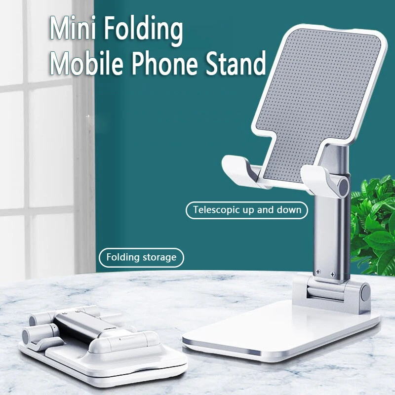 Foldable Universal Desktop Smart Phone Holder Stand Adjustable Tablet Base Tablet Phone Desk Stand Holder for IPhone IPad Kindle