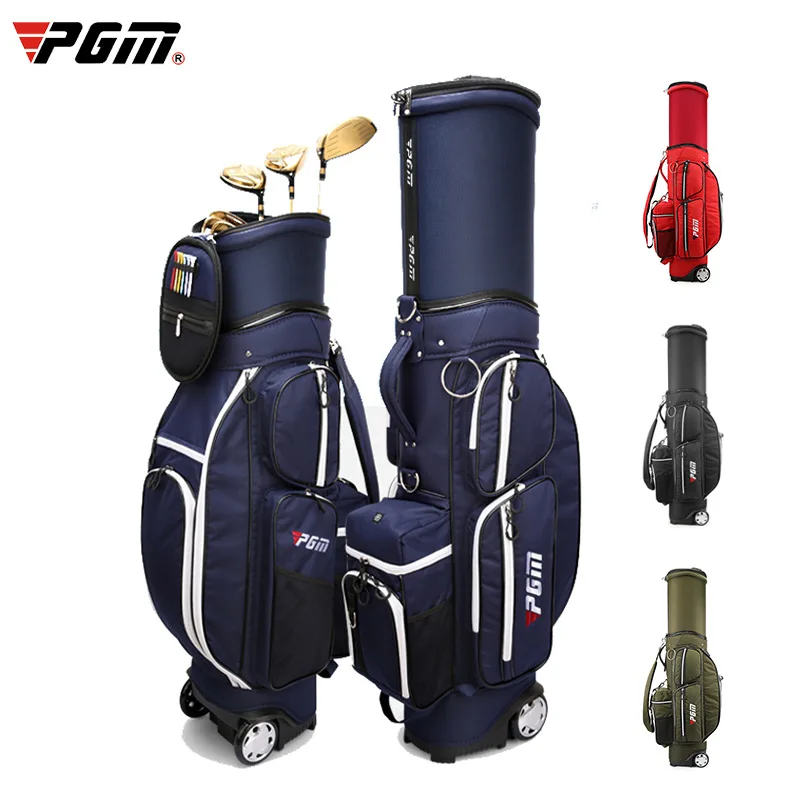 

PGM Telescopic Golf Bag Professional Sports Bags Golf Standard Package Multi-function Waterproof Travel Bags With Wheels QB051