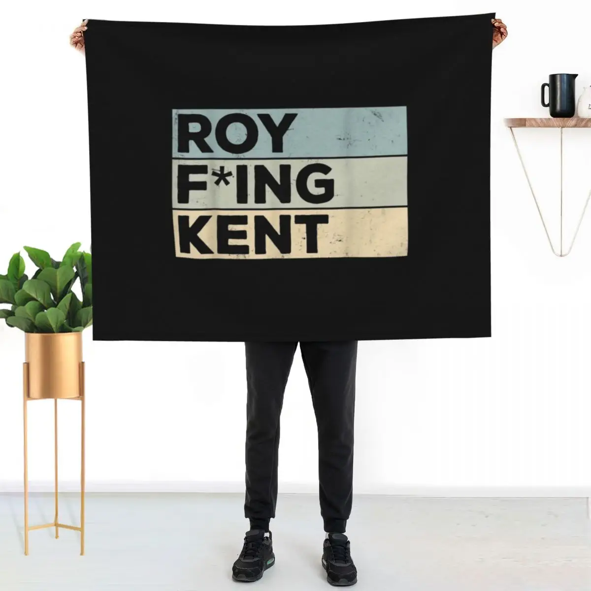 Фото Мягкое одеяло Roy Freaking Kent Roy Fing для всех сезонов, многоразовое, прочное и удобное. №2