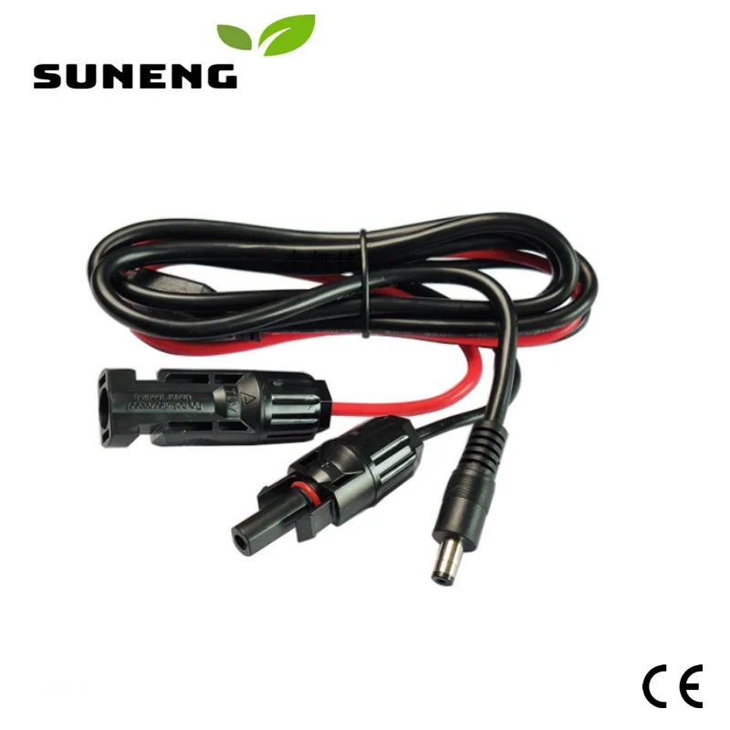DC5521 DC55 to Solar Connector PV Panel Sealing Joint to DC5.5mm Plug Energy Storage Battery Wiring Solar Energy Storage Battery