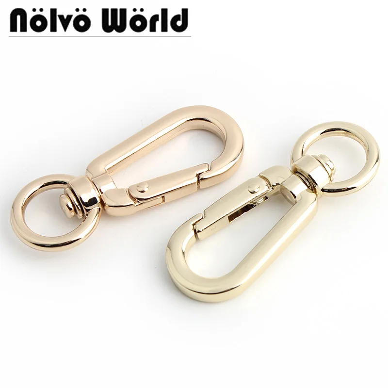 

10-50 pieces 47x11mm Metal Leather Purse Buckle Strap Webbing Clasps Lobster Belt Swivel Trigger Snap