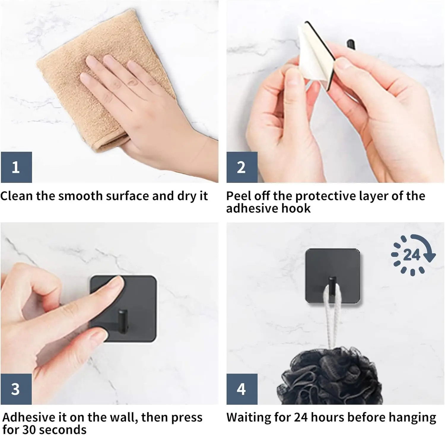 Самоклеящиеся настенные крючки из нержавеющей стали SUS304 вешалка сверхпрочный