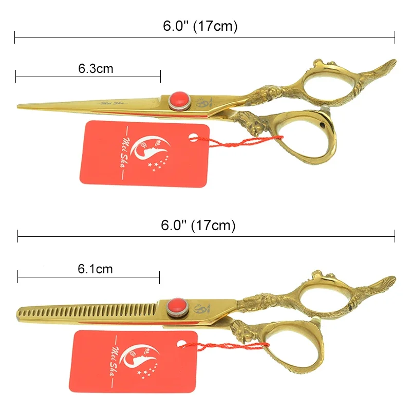 Meisha 6-дюймовые высококачественные парикмахерские ножницы набор парикмахерских