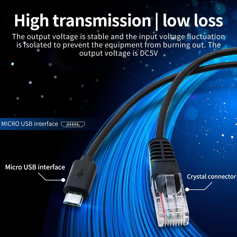 POE сплиттер 48 В до 5 12 Вт Стандартный Micro USB tpye-C порт Разъемы адаптер Кабельный -