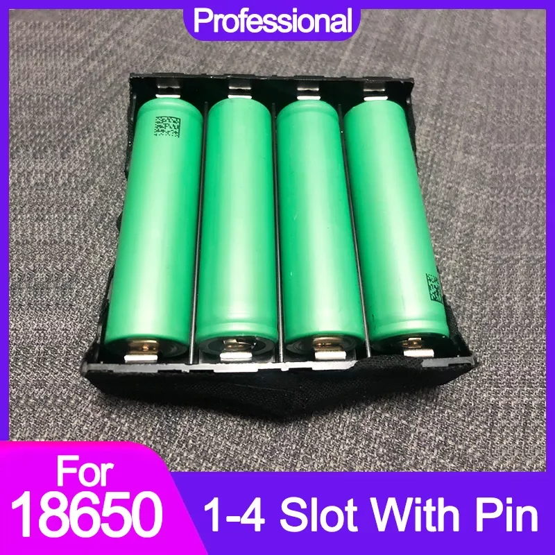

DIY ABS 18650 Power Bank Cases 1X 2X 3X 4X 18650 Battery Holder Storage box Case 2 3 4 Slot Batteries Container With Hard Pin