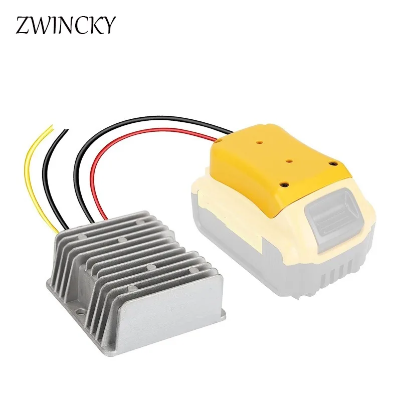 

20V to 12V Step Down Converter Aadpter For Dewalt 20V Batteries DC 12V Battery Power Adapter 15A 180W Buck Converter Regulator