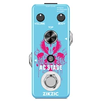 zikzic lef 320 ac stage guitar pedal effect analog acoustic pedals for guitars guitarist analog effectors piezo standard jumbo